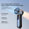 refrigeration Handheld Turbo Fan Mini Portable Hand Fan, USB Rechargeable Personal Fan,  Small Pocket Fan with 100 Speed 4