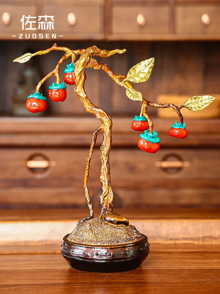 

Everything goes smoothly. Persimmon ornaments, brass living room, foyer, office desk decorations, gifts