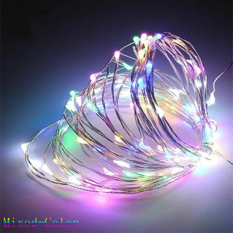 thumbnail image 1 of 1M 2M Copper Wire LED String lights Holiday lighting Fairy Garland For Christmas Tree Wedding Party Decoration, 1 of 5
