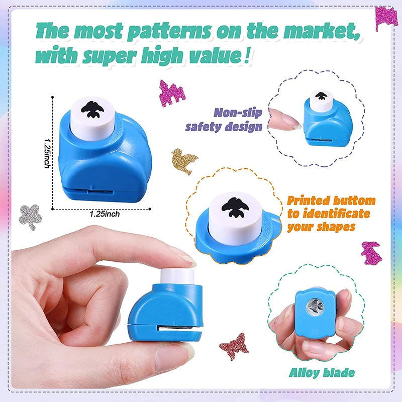 3/8 inch little girl shape craft punch DIY hole puncher scrapbook paper  cutter scrapbooking kids design punches Embossing device