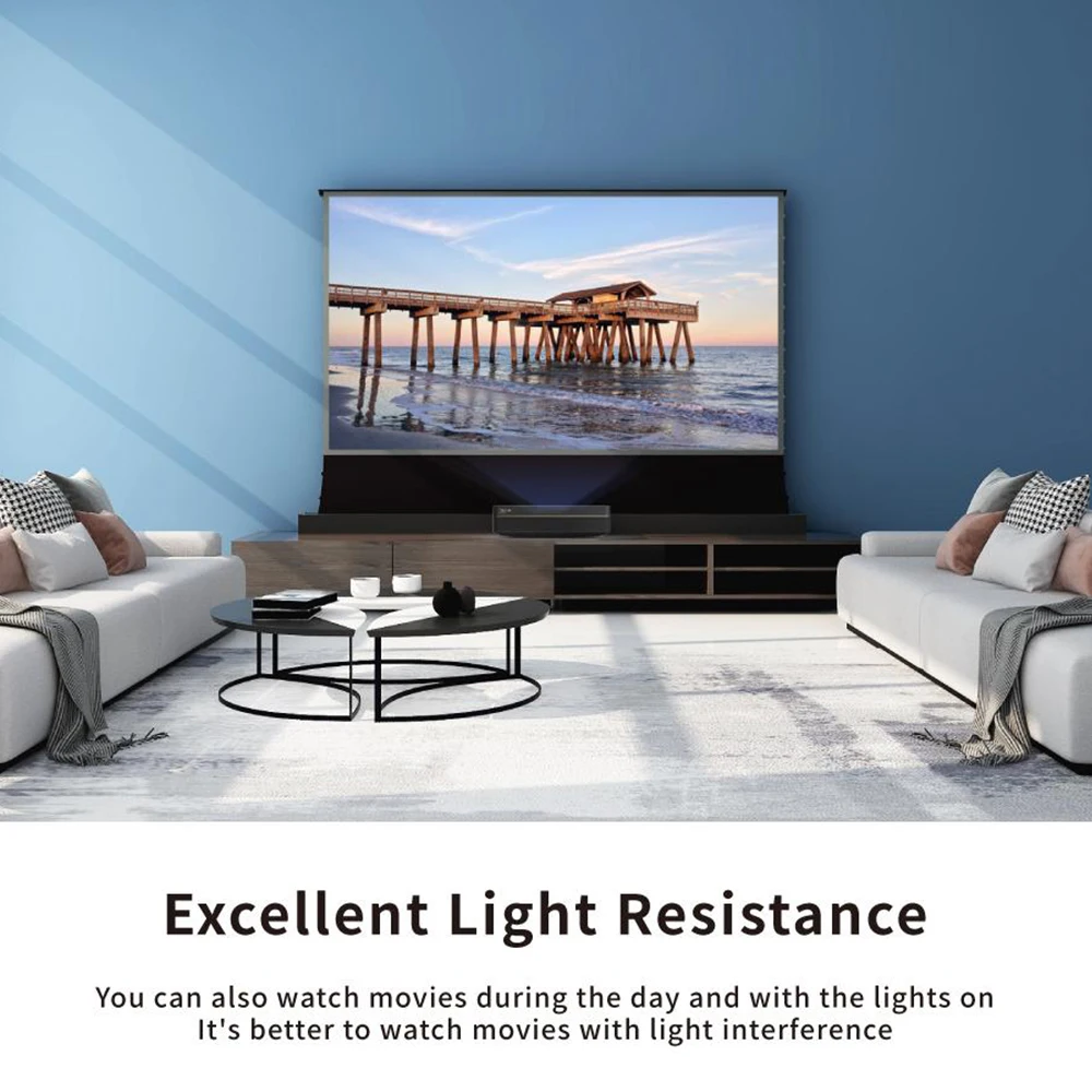 VIVIDSTORM S PRO شاشة أرضية توتر كهربائية 120 بوصة...