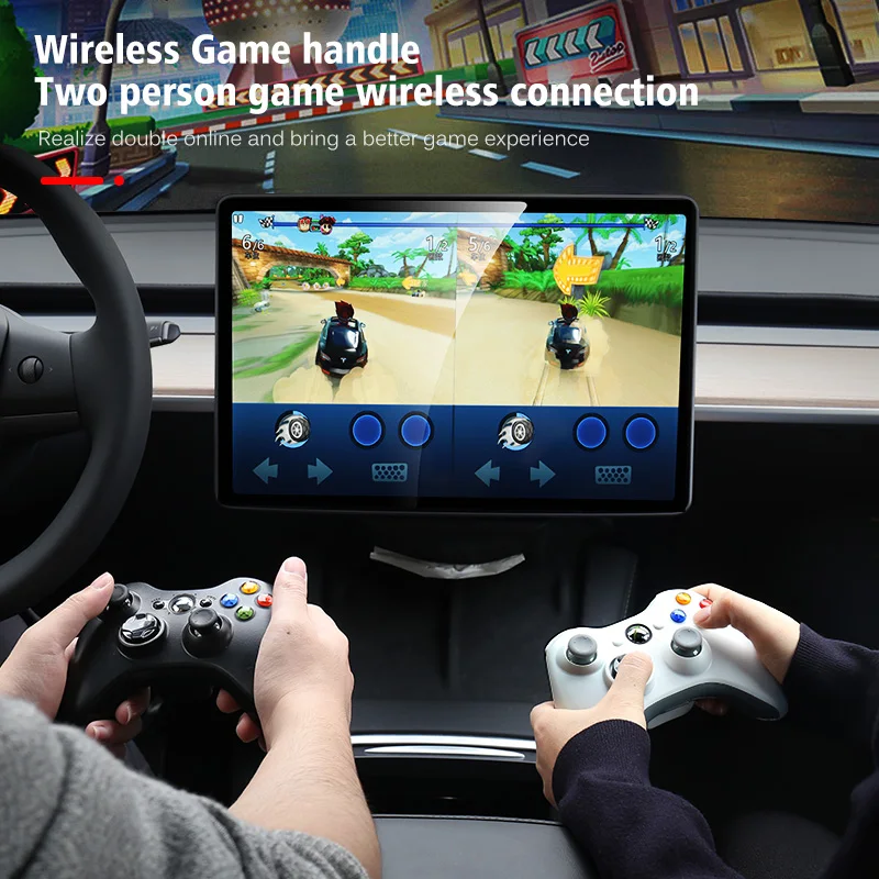 Manette de Jeu Sans Fil pour l'Intérieur de la Voiture, Modèle Y 3 X S,  Contrôleur d'Écran, Tablette TV, PC, Joystick, Accessoires de Rénovation