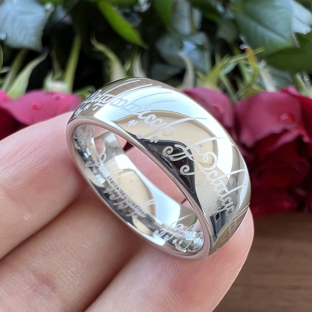 6mm 8mm Tungsten Rings for Men Women Engagement Togo 6mm 8mm Tungsten Rings for Men Women Engagement Togo
