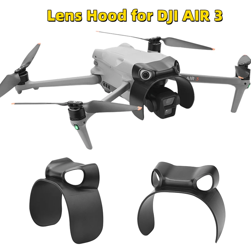 

Lens Hood for DJI AIR 3 Anti-Glare Sun Cover Gimbal Protective Sunshade Drone Accessories