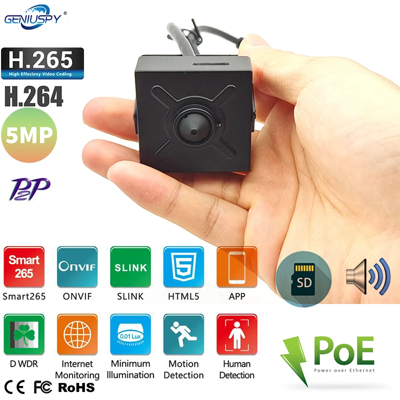 

RTMP 5-мегапиксельная камера видеонаблюдения с поддержкой POE, внешней звуковой версии, H.265, Slink, IP-камера видеонаблюдения с разъемом для SD-карты, максимальная нагрузка 256 ГГц, безопасность для домашней промышленности