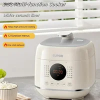 Electric Pressure Cooker. For Household. Suited for 2-3 People. Small Intelligent Mini. Multifunctional. Fully Automatic. 1