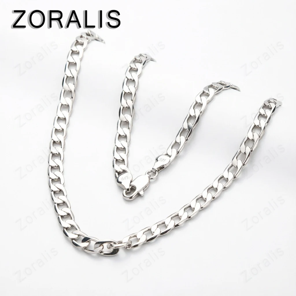 Exquisite 18K Gold Luxury Necklace – Elegant 6MM Solid Wedding Chain