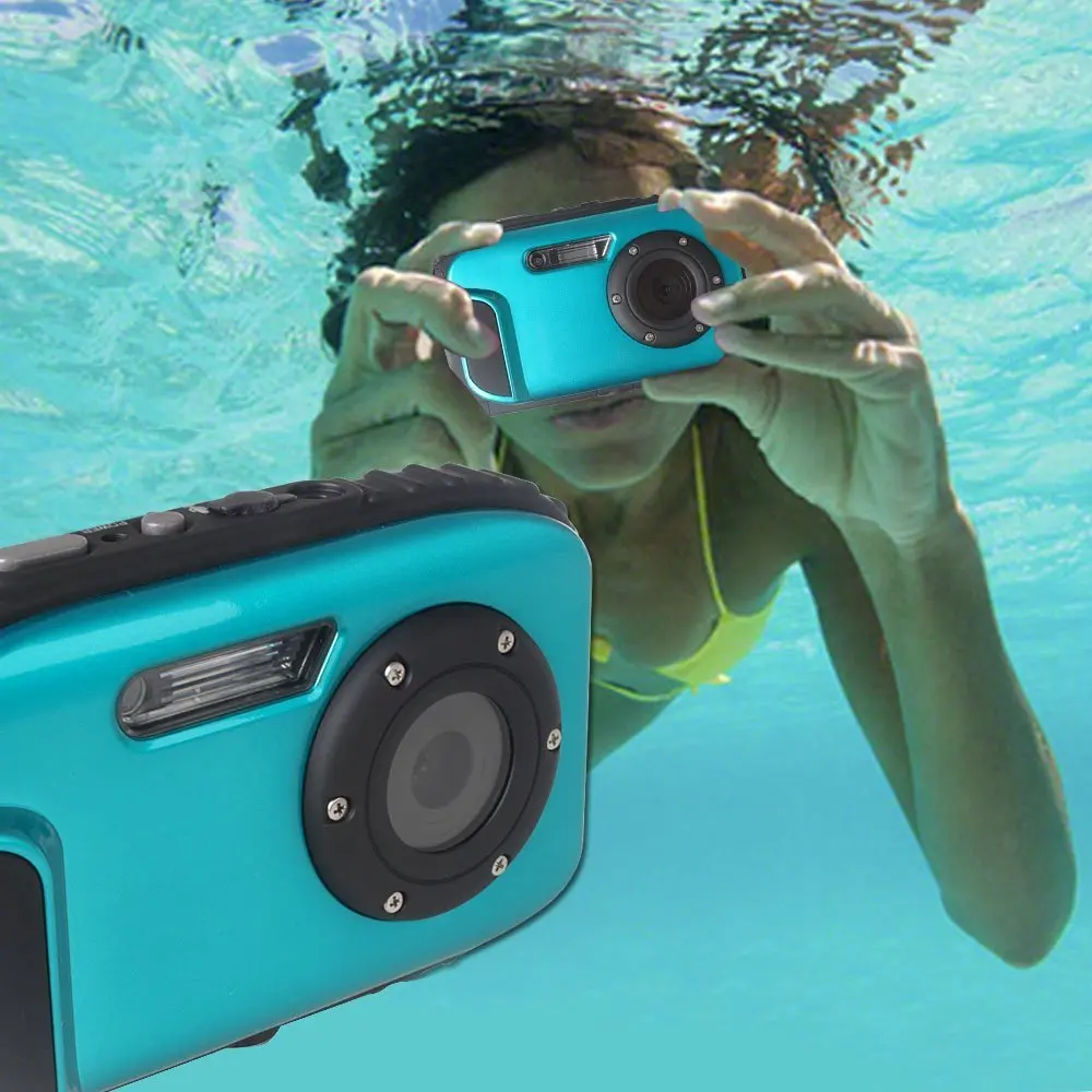 16MP HD 2.7-Inch Display Action Camera Digital Camera 10 Meters Water Resistance Winait Waterproof Digital Camera With TF