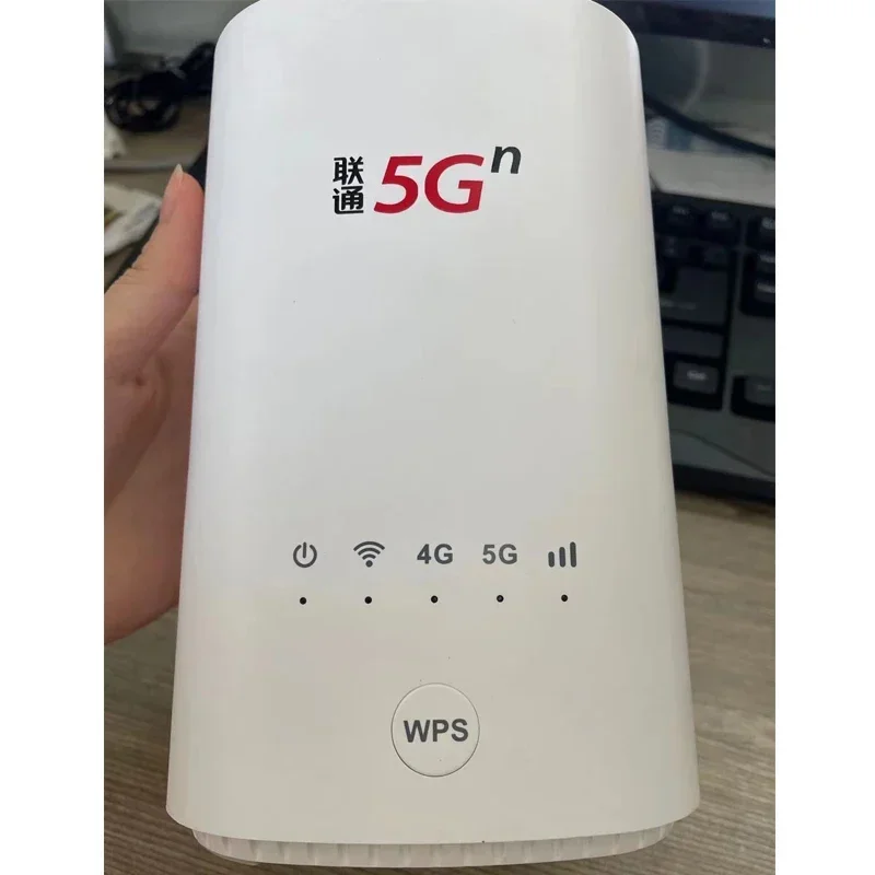 오리지널 중국 유니콤 5G CPE VN007 + 와이파이 라우터 2.3Gbps 무선 CPE 프로, SIM 카드 지원, 5G NSA, NR, n3, n8, n20, n21, n41, n77, n78, n79 무선공유기
