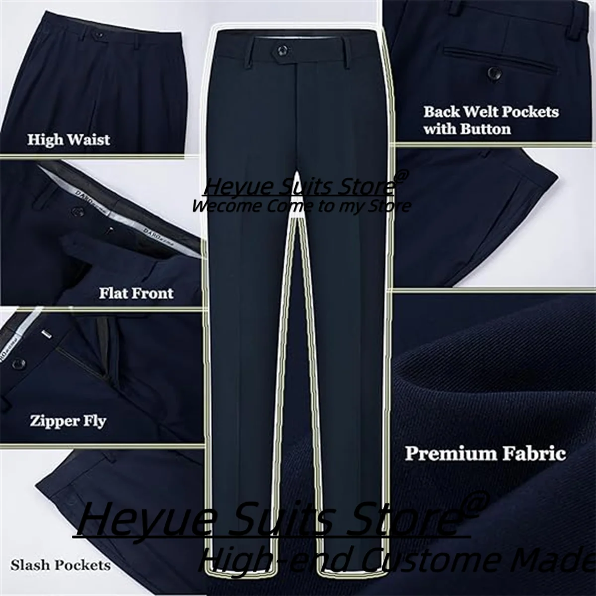 Men Suits New Customiezd Slim Fit Stick Beads Shawl Lapel Groom Wedding Tuxedos 3Pcs Sets Blazers Business