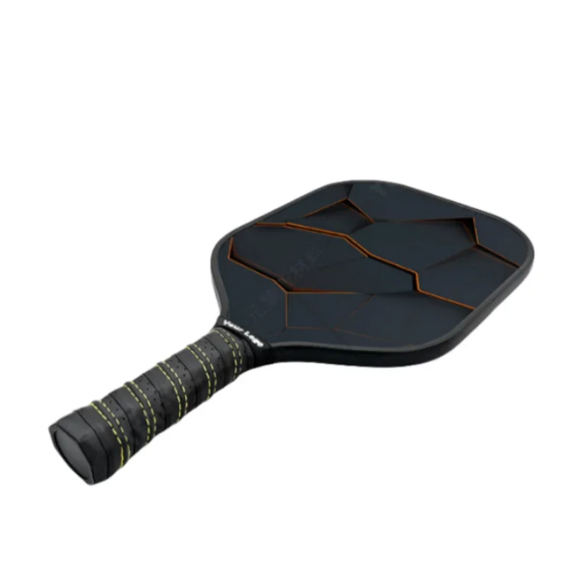 Hot-pressed one-piece carbon fiber Pickleball Paddle Truecolor UV printing Fastness non-fading High resilience