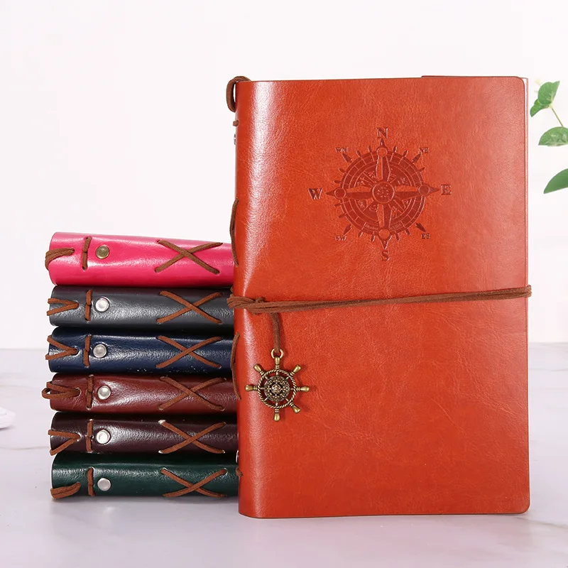 

Leather Journal Notebook, Refillable Travelers Journals for Men Women Girl Boy Teens, Ruled Diary Writing Journal to Write in A6