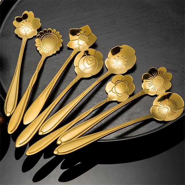 Flower Coffee Spoon Set 3