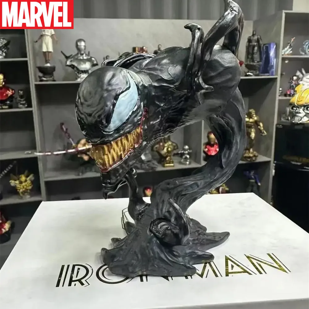 

20cm Marvel Venom Anime Figure Customized Model Dolls Resin Action Figurine Decorative Collectible Adult Children Toys Gifts