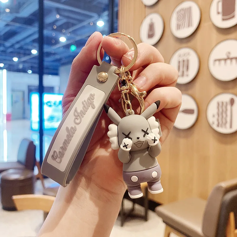 Bearbrick Keychain Key Ring Figure Pendant Toy Supreme Bear Gift