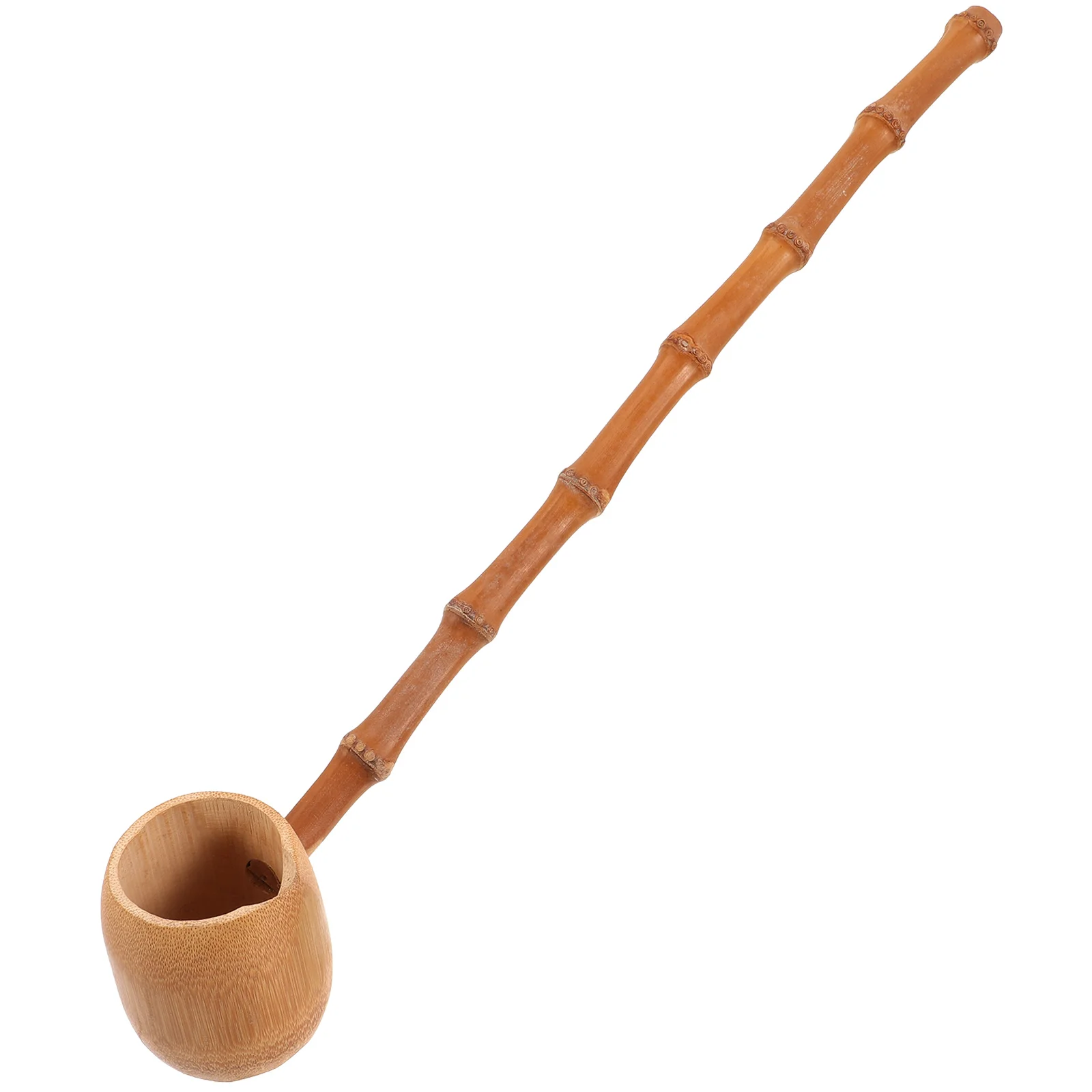 Bamboo Water Ladle Kitchen Ladles for Watering Gadget Purple Long Handle Home Scoop