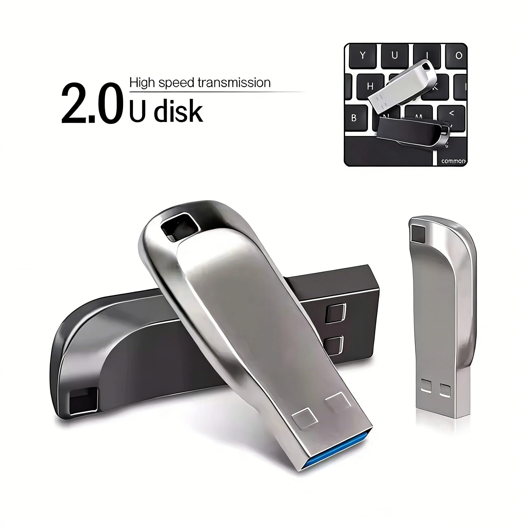 메탈 로드 드라이브 USB 플래시 드라이브 2.0 펜드라이브 256GB 128GB 프리 스틱 펜 64GB 고속 USB 2.0 펜 드라이브 32GB 16GB U 디스크