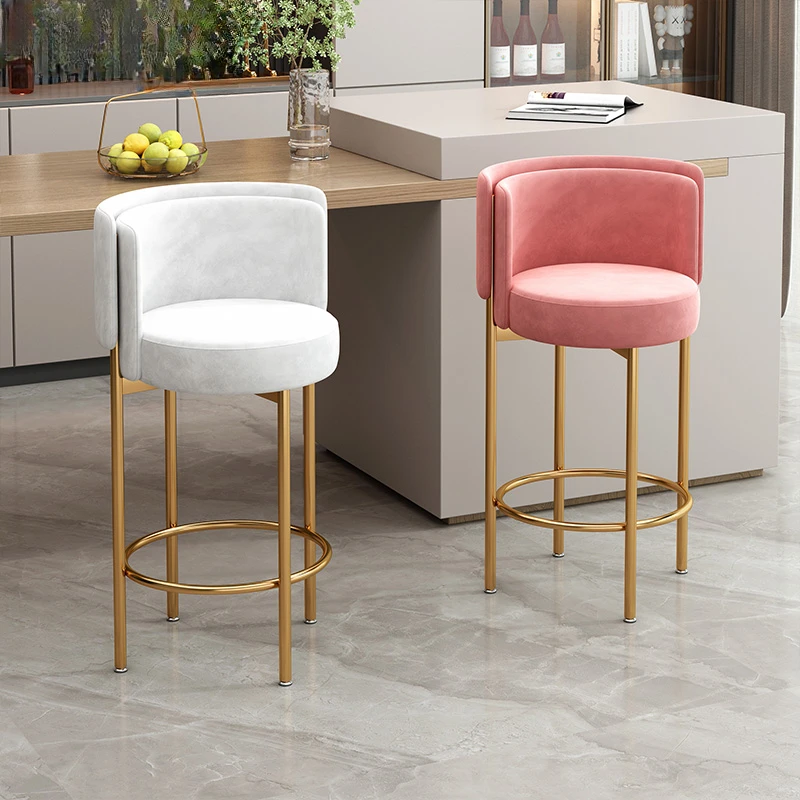 

Antique Furniture Bar Chairs Cafe Height High Stool Kitchen Luxury Barber Sgabello Cucina Alto Shop Banks Industrial Waiting