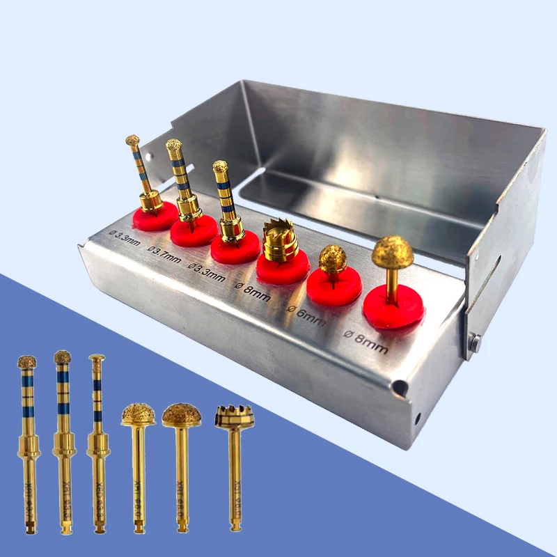 SetDentalImplantSinusLiftDrillsKitDiamondCoatedLateralReamer