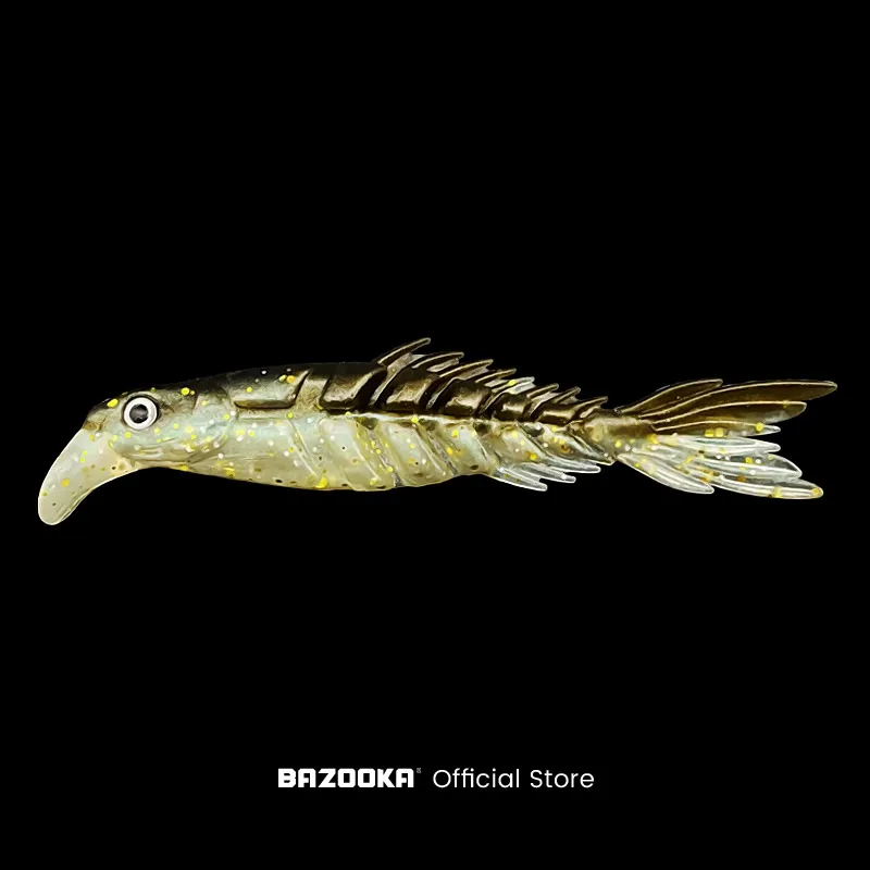 Bazooka Angelköder, weiches Silikon, Scherenschwanz, schwimmend, Leurre-Stärke, langsamend, sinkend, Swimbait, Bass, Hecht, Winterköder – Detail 15