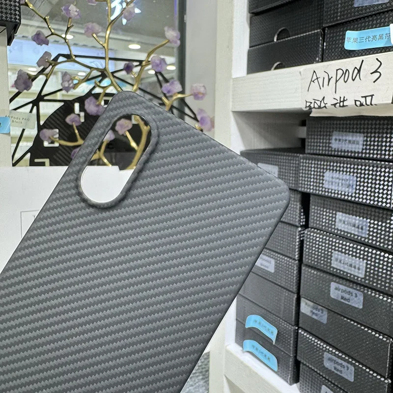 Premium Carbon Fiber Protective Case for Sony Xperia 10 VI - Full Coverage, Anti-Drop Design