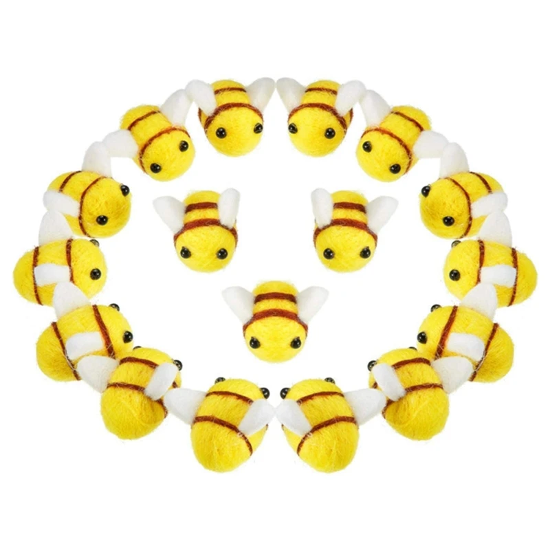 Q0KB Women Girls New Year Hanging Pendant Mini Ball Scarf Hat Decoration 20pcs