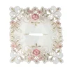 Exquisite Vintage Lace Fabric Tissue Box Cover European Style Embroidery Pastoral Style Embroidery Fabric Tissues Box Cover 3