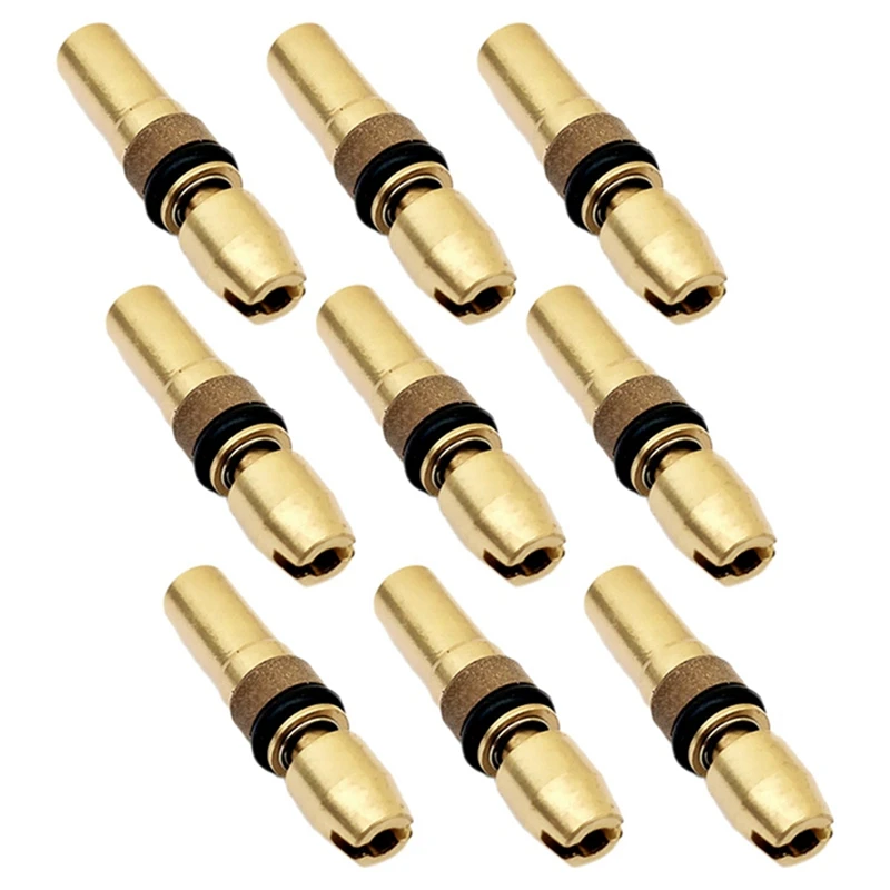 

9PCS Three-Stage Piston Head High Pressure Copper Head 6Mm High Pressure Pump 30Mpa Repair Parts