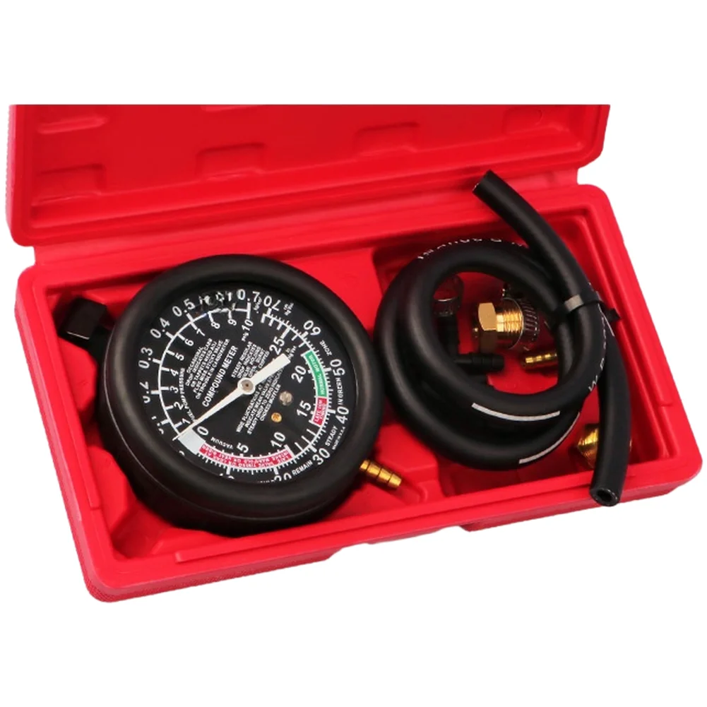 멀티 어댑터 압력 게이지 키트 진단 도구 촉매 변환기 역압 게이지 다용도 차량 호환성