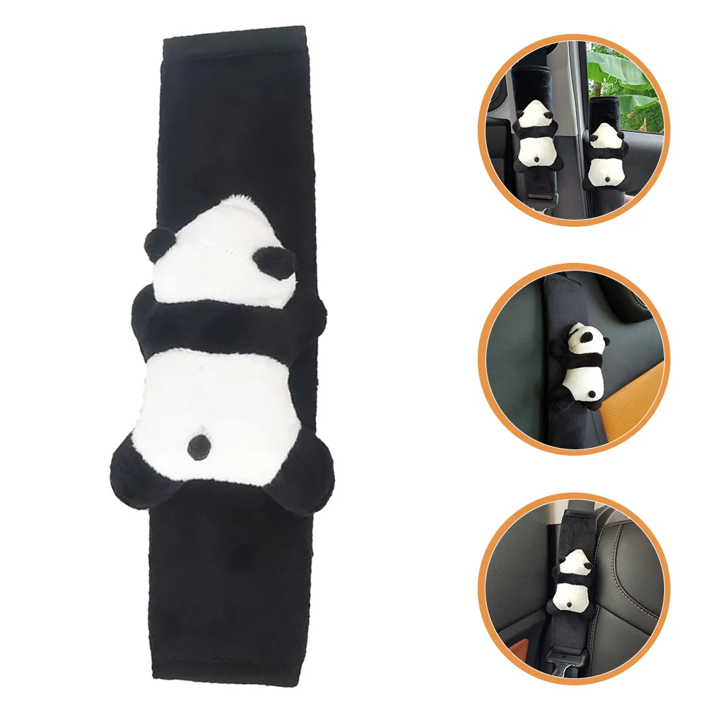 

Seat Belt Covers Adults Panda Safety Pad Shoulder Pads Cushion Seatbelt Protector Car