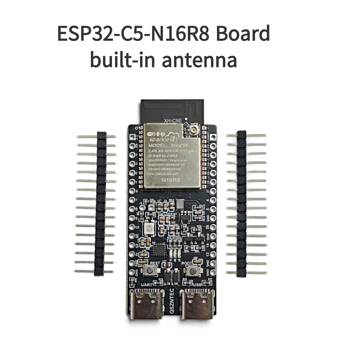 ตัวเลือกสินค้า บอร์ดพัฒนา ESP32-C5 Wi-Fi 6 ดูอัลแบนด์ รุ่นใหม่