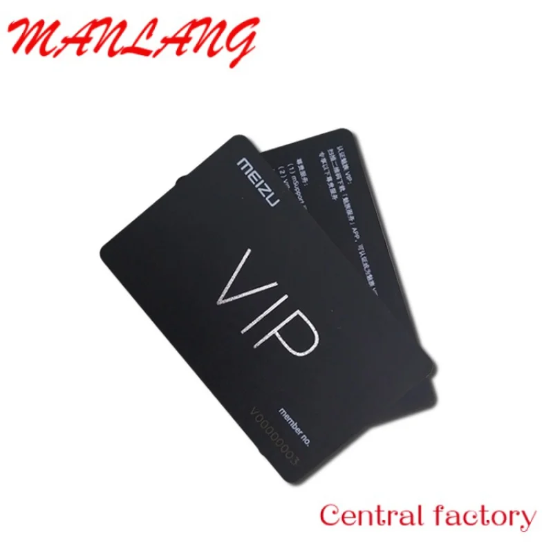 Custom  Non-contact chip RFID card plastic printed card