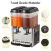 Commercial Beverage Dispenser 9.6 Gal Drink Dispenser,Food Grade Material Stainless Steel Slushy Machine Thermostat Controller 5