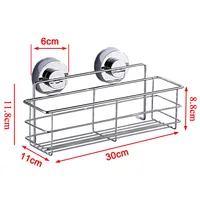 ชั้นวางของในห้องน้ำชั้นวางของในห้องอาบน้ำทำจากสแตนเลสไม่มีการเจาะชั้นวางของในห้องน้ำ 3