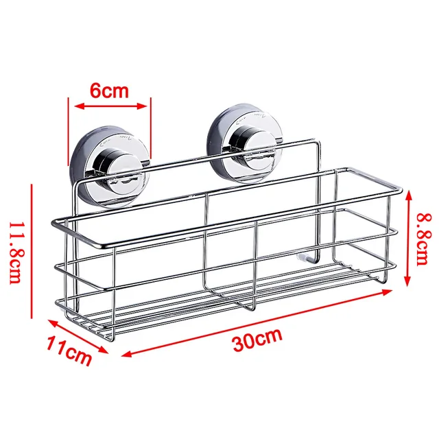 ชั้นวางของในห้องน้ำชั้นวางของในห้องอาบน้ำทำจากสแตนเลสไม่มีการเจาะชั้นวางของในห้องน้ำ 3