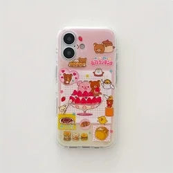 Cartoon Bear Cake Design Phone Case - Samsung A03 4G (YSK - 337HKX538A1)