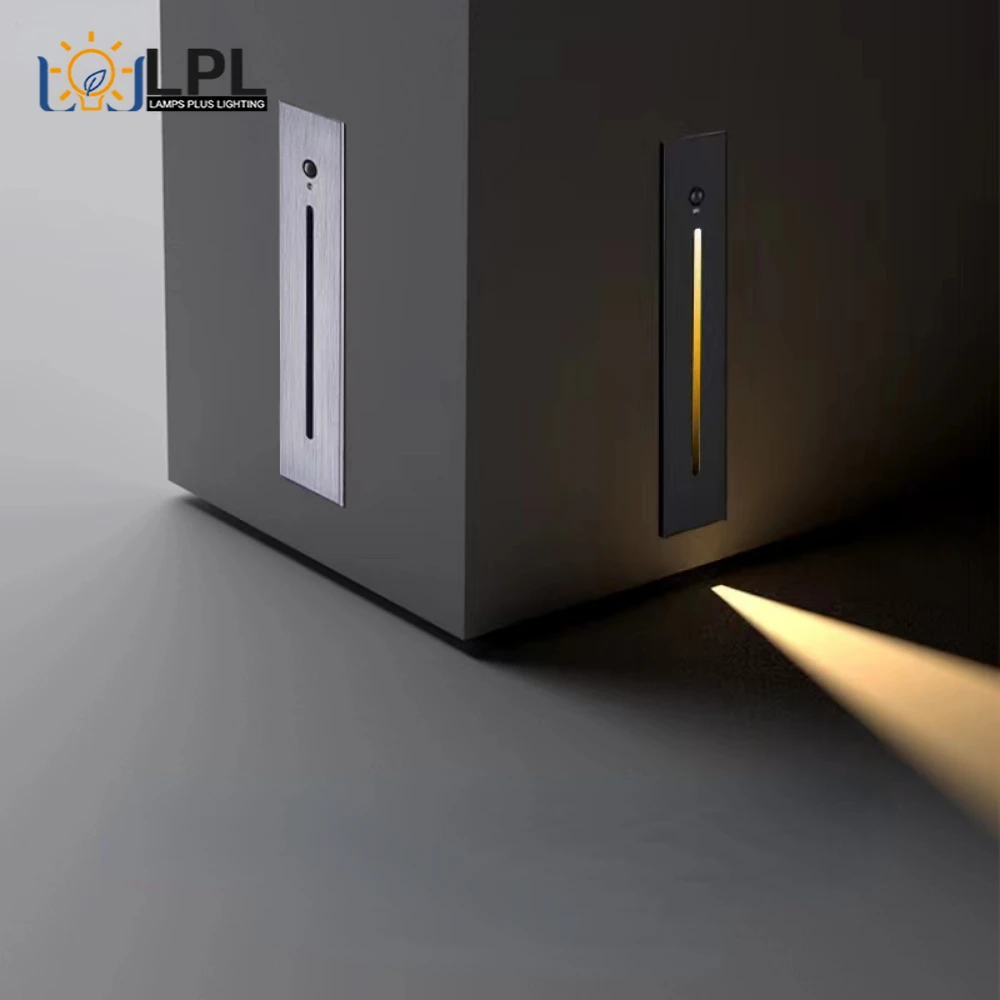 3W Recessed Led Stair Light AC110-240V Indoor Outdoor IP65 Corner Wall Lights Stairs Step Stairway Hallway Staircase Lamp