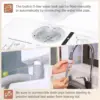 dishwasher with water tank,countertop dishwasher with 5 washing programs, portable dishwasher can also be connected to the tap 4