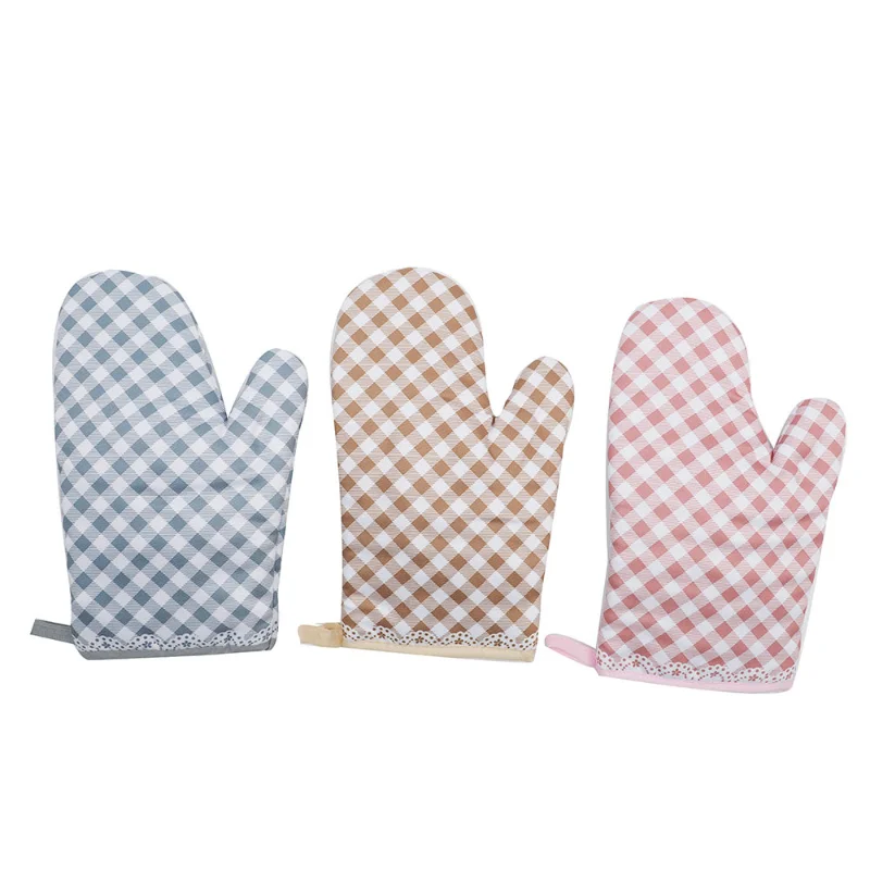 1pcs Microwave Mitts Anti-scald Heat Resistant Non-slip Baking Gloves silicone oven mitts kitchen gloves silicone oven gloves