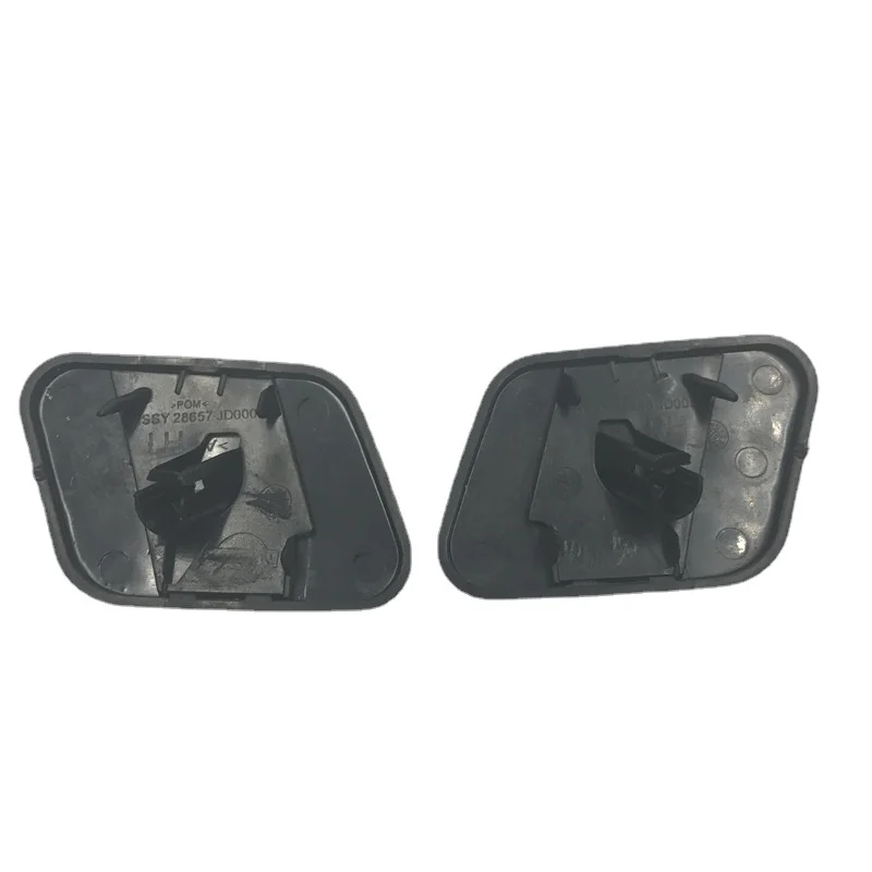 Soarhorse car Headlamp headlight washer spray nozzle cover cap for Nissan Qashqai J10 2007 2008 2009 2010