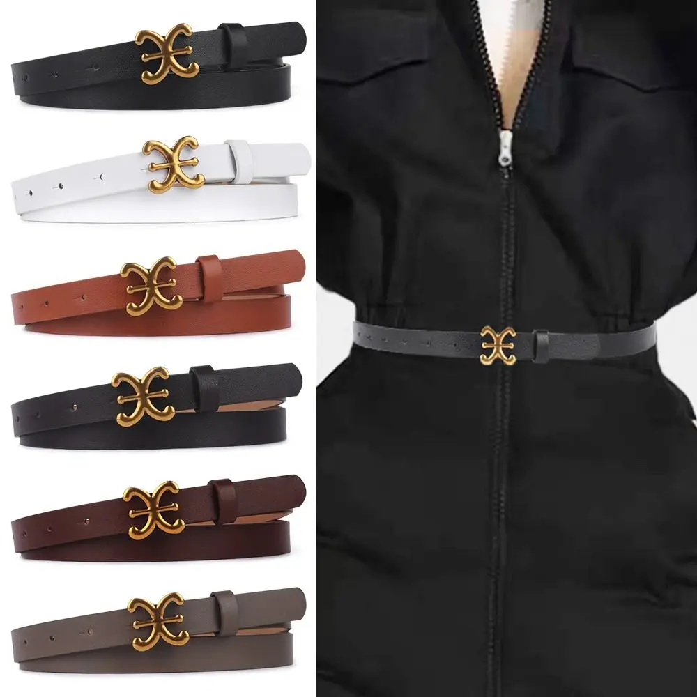 Women's Strap Casual Brief Genuine Leather Belt (4WH1)