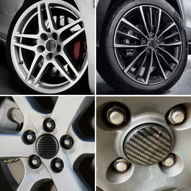 4 COPRIMOZZO ADESIVI 56MM COMPATIBILI CON AUDI A1 - Foto 10