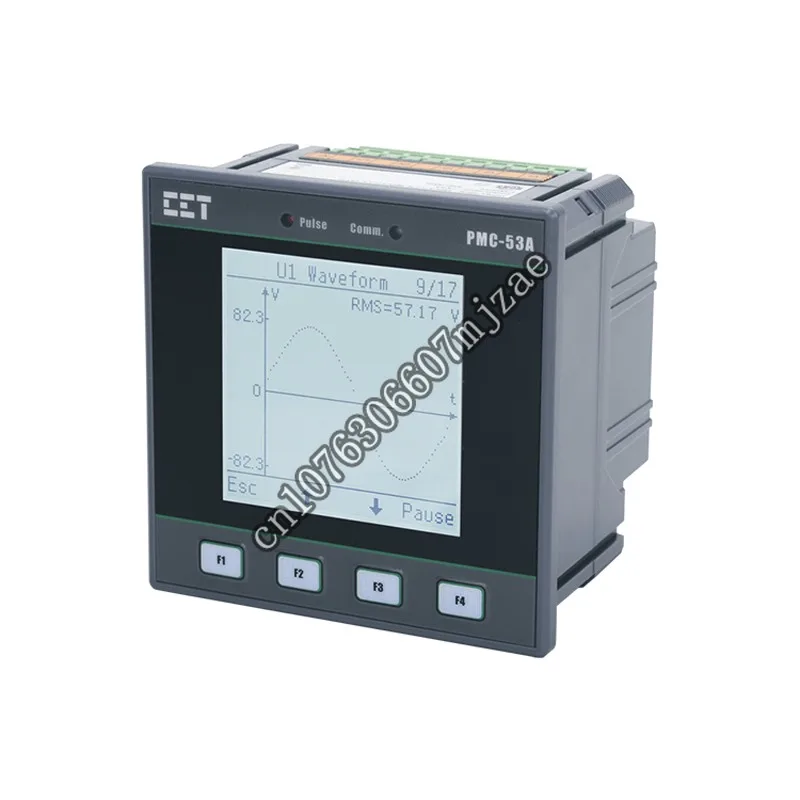 

CET PMC-53A 96*96 ЖК-дисплей анализатор качества мощности, умный трехфазный цифровой измеритель мощности, регистратор данных, измеритель энергии
