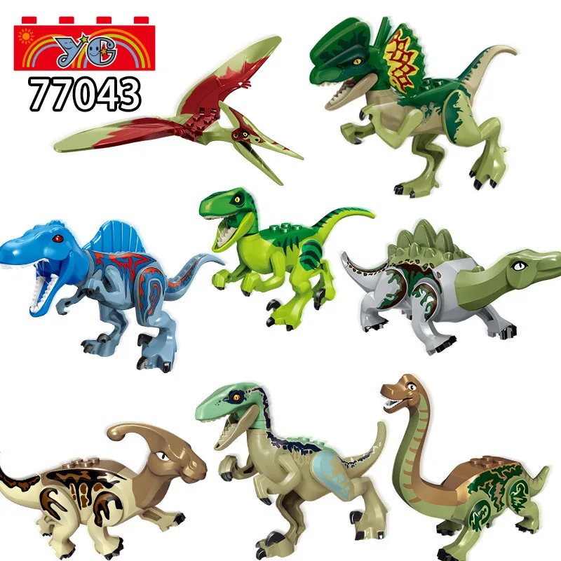 

Building block toy dinosaur era Jurassic Tyrannosaurus Rex gift festival