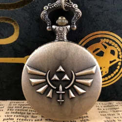 Reloj de bolsillo de cuarzo con temática de Anime para hombre y mujer, pulsera con esfera de personaje, números romanos, correa, cadena colgante, regalo para estudiantes