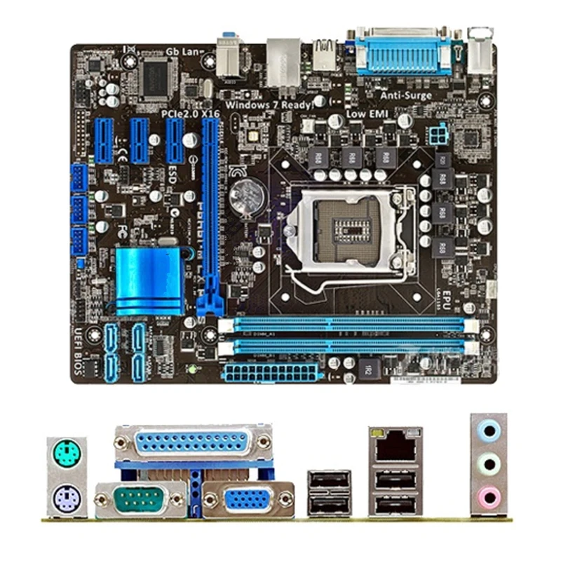 

Intel H61 P8H61-M LX PLUS motherboard Used original LGA1155 LGA 1155 DDR3 16GB USB2.0 SATA2 Desktop Mainboard