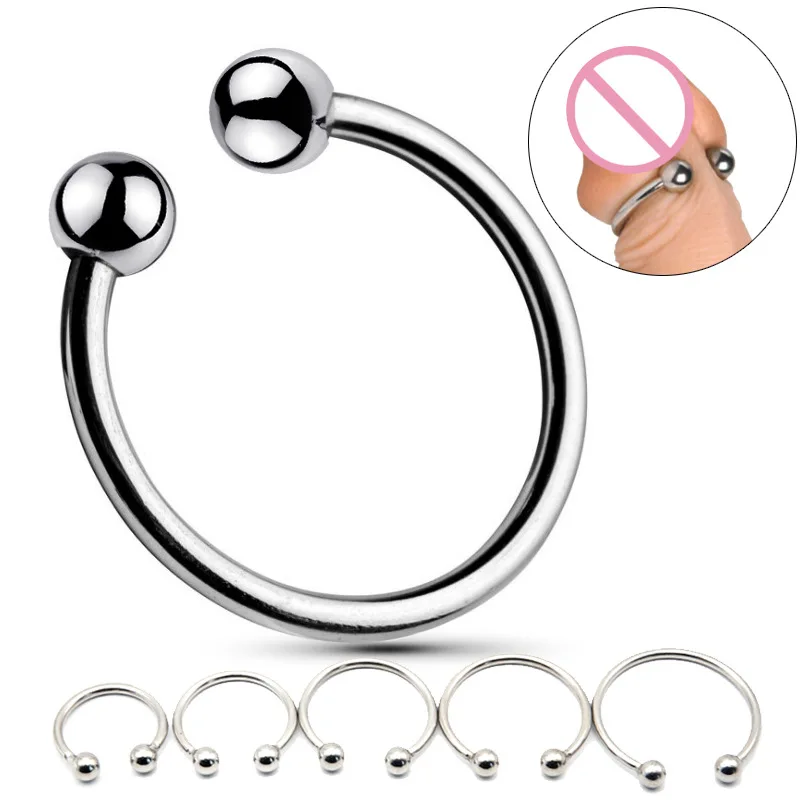

Stainless Steel Penis Ring Head Glan Stimulating Male Sex Toys Penis Enlargement Erection Cock Rings for Men Delay Ejaculation