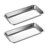 1PCS Stainless Steel Medical Surgical Dental Dish Environmental Convenient Useful Popular Tray Lab Instrument Tools Storage 1