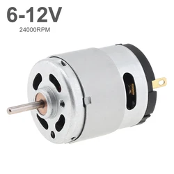 High - Speed Micro Electric Motor with Shield Ring - 24000RPM 6 - 12V for DIY Projects and Small Appliances