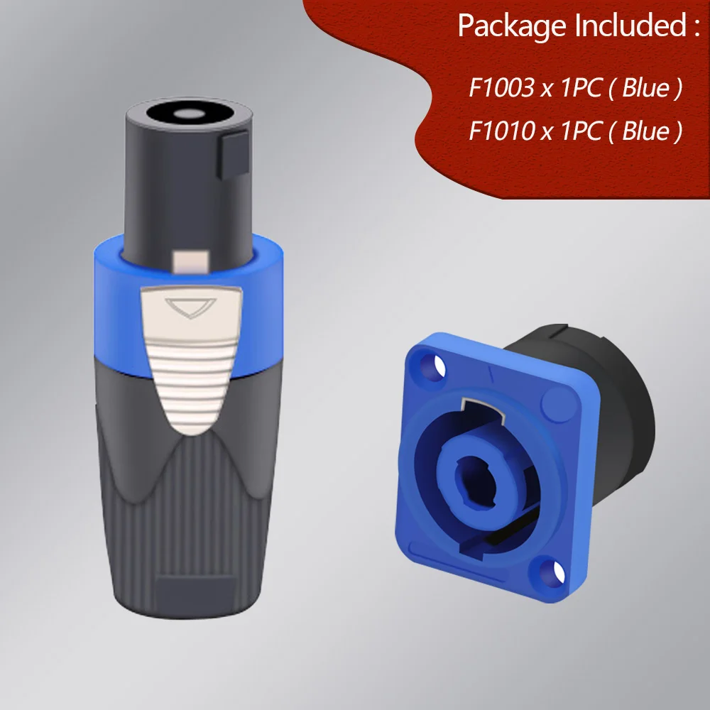 4x Audio-Adapter NL4FC Auf 1/4" Klinke – SpeakON Auf Klinkenstecker Für Lautsprecher